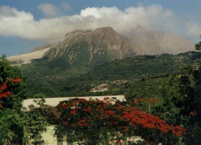 The volcano, from the VP2MDD QTH